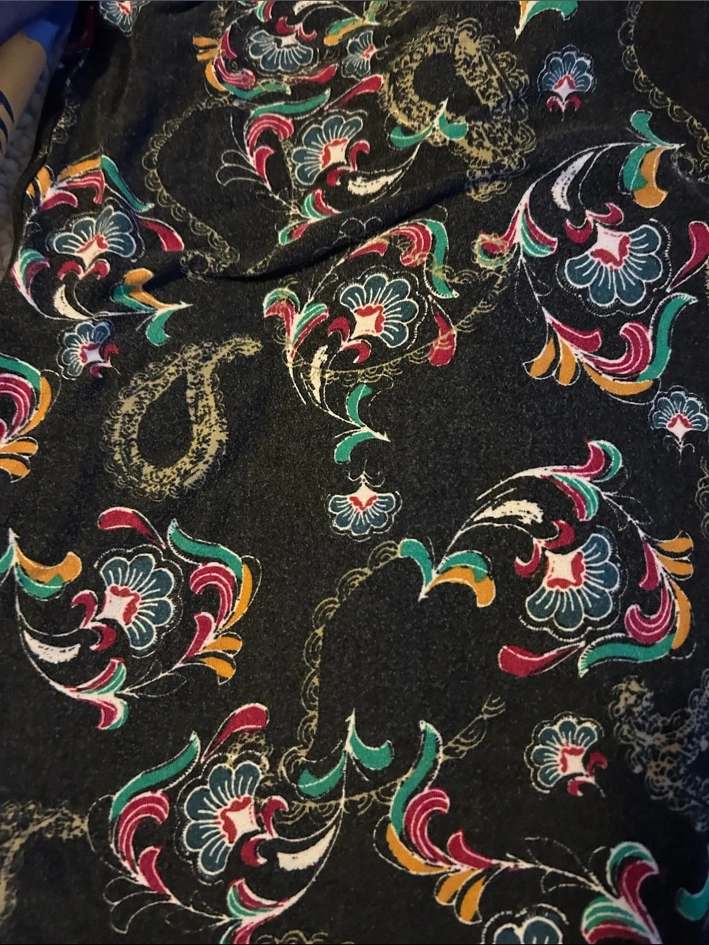 Assorted Patterned Lularoe Leggings Set - Blue, Yellow, Black, Orange